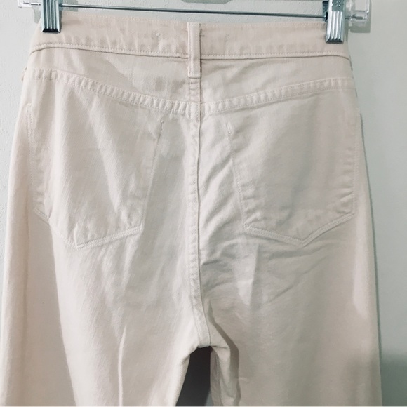 J Brand Christopher Kane Pink Lace Embellished Frayed Hem Jeans Straight Leg 30 - Picture 7 of 11